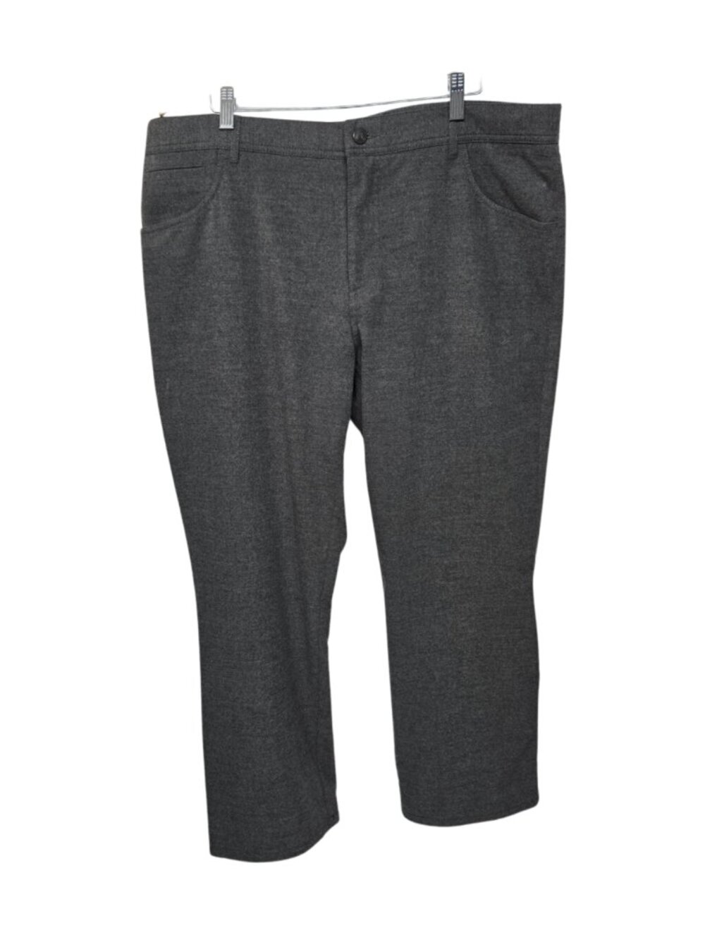 Alberto Modern Fit Ceramica Dress Pants Straight Leg Stone Gray Stretch 40x28